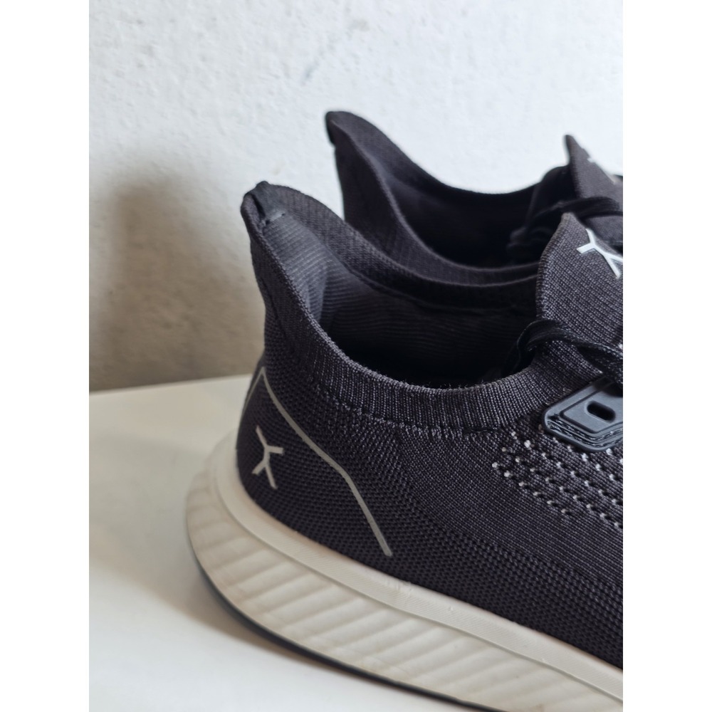 Flux Adapt Runner Shoes Mens Size 9 Black Knit Zero Drop Minimalist Sneakers - Picture 6 of 12